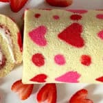 Gâteau roulé de la saint valentin avec Thermomix