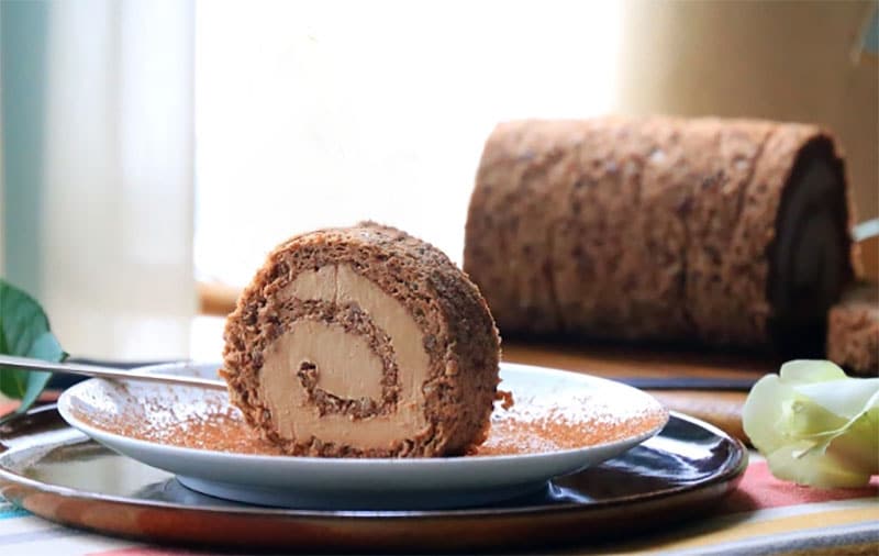 Gateau Roule Au Cafe Cuisinethermomix