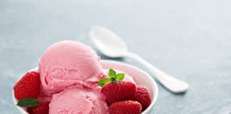 Sorbet de framboises