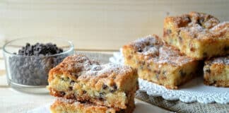 Gâteau noix de coco et pépites de chocolat