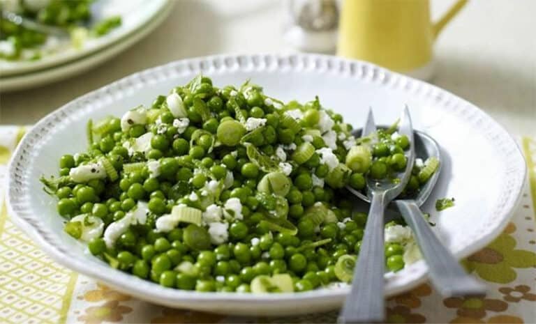 salade de petits pois à la feta cuisinethermomix recettes spéciales